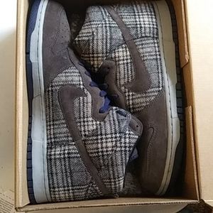 Nike Dunk High 'Tweed Pack' Sz12 9.5/10 gr8 shape!